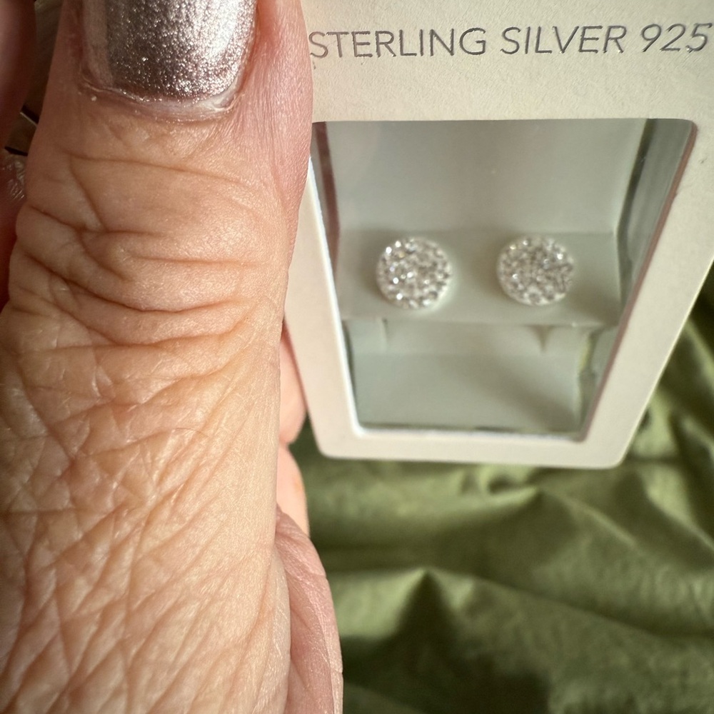 Sterling Silver 925 Earrings - Picture 4 of 6